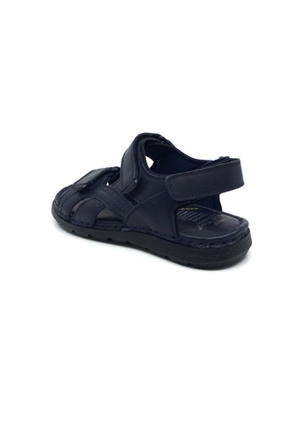 Luis Figo %100 Deri Ortopedik Yazlık Rahat Erkek Sandalet Terlik Yeni Sezon 40-44 Lacivert