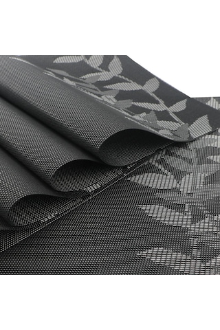 Altın 6 Adet Pvc Masa Paspasları Kaymaz Su Geçirmez Placemats Yaprak Çiçek Ağacı Masa Dekoratif Paspaslar Mutfak Aksesuarları Altın