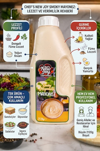 Smoky Mayonez 2120 Gr Smoky Mayonnaise Tütsülenmiş