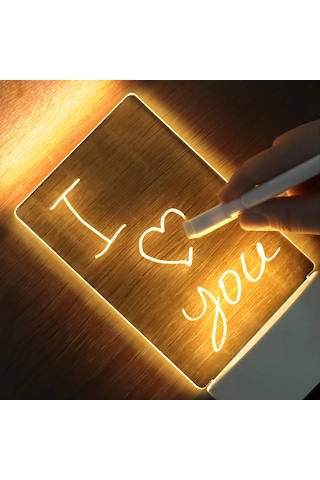 Usb Mesaj Panosu Tatil Işık Kalem Not Kurulu İle Yaratıcı Led