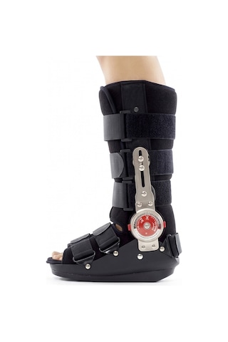 Code: Ort-365 Rom Walker Açı Ayarlı Ortopedik Yürüme Botu Uzun Seçenekli Siyah