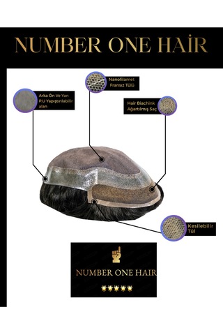 Number One Hair Apollo 7 10 3b Siyah