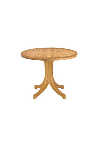 Papatya Pera Masa 90 Cm Yuvarlak Bahçe Balkon Teras Veranda Dış Mekan Masası Yüksek Kalite Malzeme Uzun Ömürlü Ahşap Desen Teak Papatya Pera Masa 90 Cm Yuvarlak Bahçe Balkon Teras Veranda Dış Mekan Masası Yüksek Kalite Malzeme Uzun Ömürlü Ahşap Desen Teak