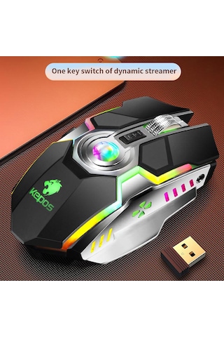 G80 Kablosuz Oyun Faresi Şarj Edilebilir Sessiz Oyun Faresi