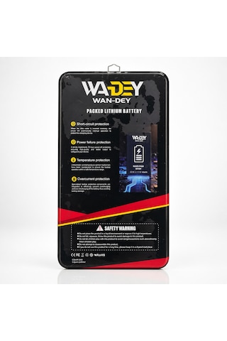 Wan-dey Apple iPhone Uyumlu 14 Pro Max Uyumlu Batarya 4950 Mah Uyarı Vermeyen Pil