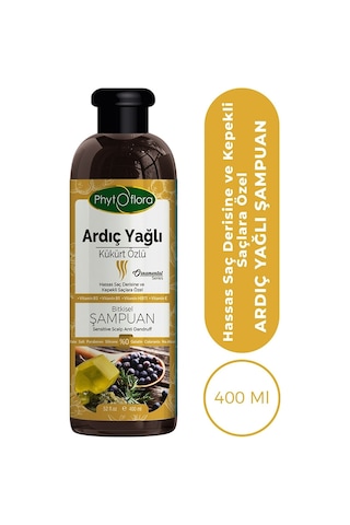 Phytoflora Tuzsuz Ardıç Yağlı Kükürt Özlü Şampuan 400 ML