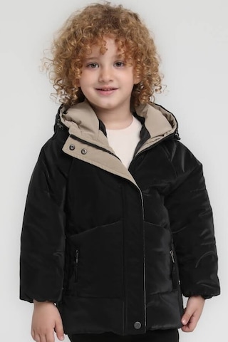 Xo Kids Erkek Çocuk Mont 2-6 Yaş 3292 Siyah
