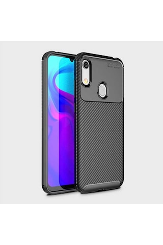 Huawei Honor 8A Kilif Karbon Silikon Case 389460273