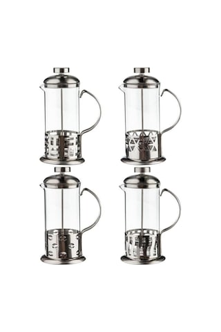 2 Adet French Press Bitki Çayı Demliği 600 Ml Filtre Kahve Demliği Bitki Ve Kahve French Press Çok Renkli