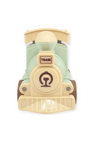 Oyuncak Tren Işıklı Sesli Bas Gitsin 14cm - Yeşil - 8068a