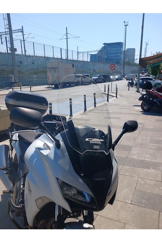 2010 - 2018 Honda Cbf 1000 Uzun Ön Cam Şeffaf Zeus 5mm 54cm