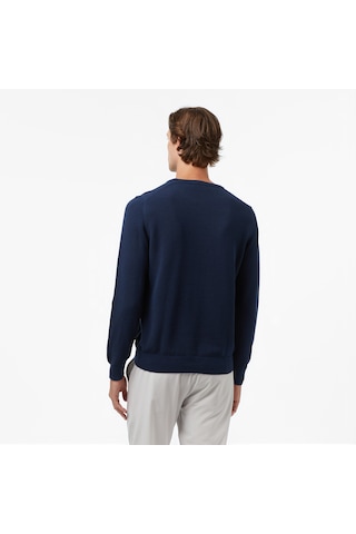 Nautica Erkek Lacivert Classic Fit Kazak Düz S57200t Lacivert
