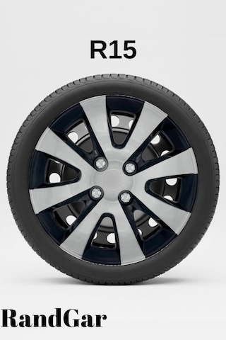 Renault Vel Satis 15 İnç Jant Kapağı 4 Adet Siyah Gri C101 Rand