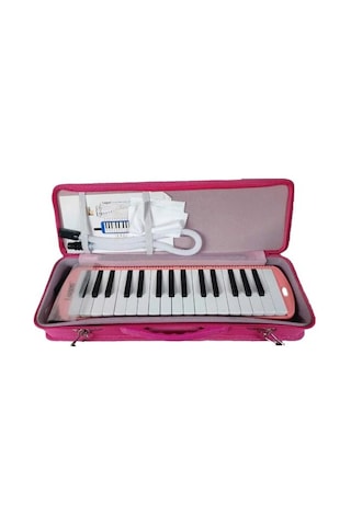 Logon Melodika 32 Tuşlu Klavyeli Pembe Pembe