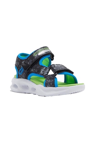 Skechers Sola Gkow Sandal Aquatastic Çocuk Sandalet-9808 Gri - Turuncu
