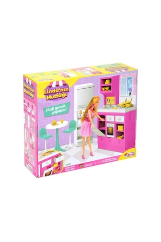 Fen Toys Linda'nın Aksesuarlı Oyuncak Aşçı Mutfak Seti