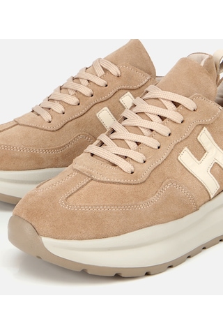Hotiç Kadın Süet Deri Bej Kalın Tabanlı Comfort Spor Ayakkabı 01ayh315710a310 01ayh315710a310 Bej