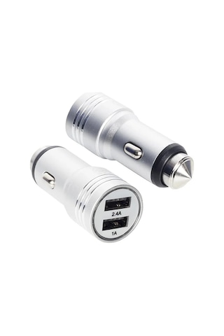 Powerway X-633 Çift Usb Li 3.1 Amper Metal Çakmaklık Araç Şarj Cihazı Diğer