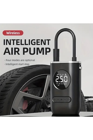 Dinosaurs Yeni Mini Araba Hava Pompası Taşınabilir Mini Kendinden Tahrikli Elektrikli Lastik Pompası El Kablosuz Dijital Ekran Şarj Pompası