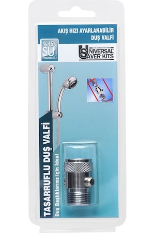 Flowsmart Akış Hızı Ayarlanabilir Duş Stop Valfi Duşta %45 E Varan Su Tasarrufu R1/2 Uyumlu
