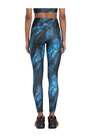 Reebok Lux Bold Aop Tıght Mavi Kadın Tayt Mavi