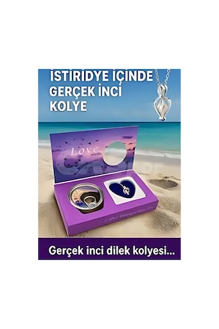 İstiridye İnci Kolye Kadın Şık Zarif Tasarım Paslanmaz Çelik Zincirli İnci Kolye Hediyelik Takı Metalik