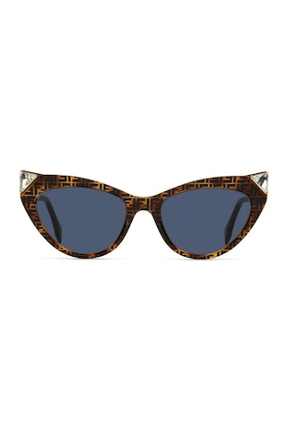Fendi Ff0356S0086Ku52 Blue Cat Eye Kadın Güneş Gözlüğü