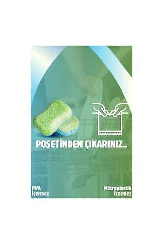 Turkishcare Ekonomik Bulaşık Deterjanı Tablet 40 Yıkama