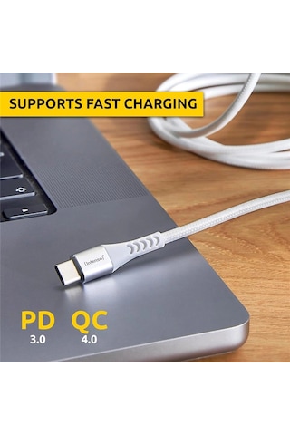 Intenso 7901002 Usb-cable C315c 60w-1,5m White Beyaz Şarj Ve Data Kablosu Kdo