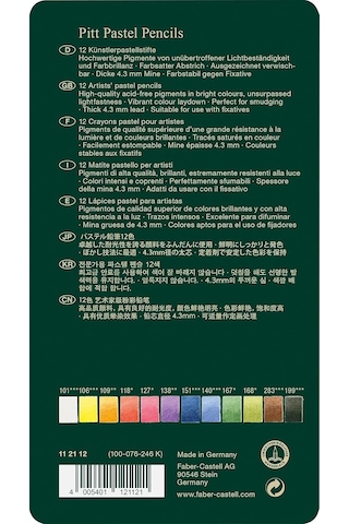 Faber-castell Pitt Pastel Boya Kalemi, 12 Renk Diğer