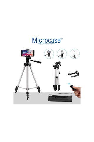 3110 3 Ayak Telefon Kamera Tripodu 106 cm+Telefon Tutucu - AL2916