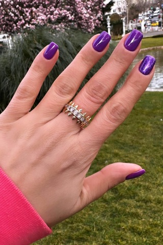 Baget Taşlı Sıralı Ayarlanabilir Tasarım Gold Yüzük Gold