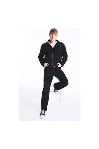 Defacto Baggy Fit Normal Bel Geniş Paça Jean Pantolon F2985ax26aunm40 Siyah-nm40