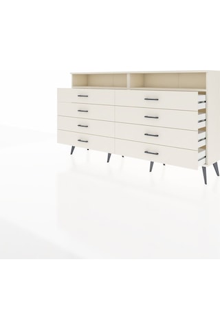 Arges Konsol 2 Raflı 8 Çekmeceli 176x30x99 Aytaşı-aytaşı Aytaşı-aytaşı