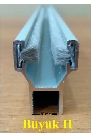 10 Mm Alüminyum Cam Balkon Fitili H,H