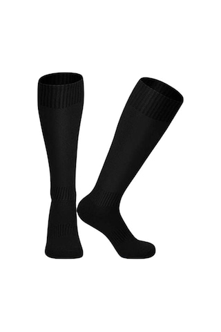 K18 Çocuk Garson Boy Siyah Futbol Tozluğu 36-39 Siyah