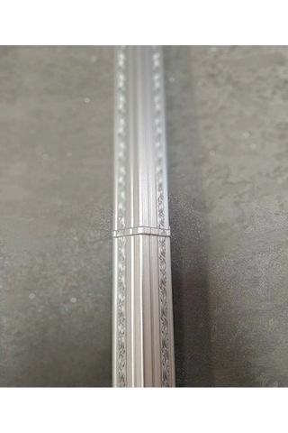 Dekoratif Poliüretan Duvar- Tavan Köşe Profili Çıtası Gümüş Renk En:4x4 Cm-boy:100 Cm - Duvar Süsü