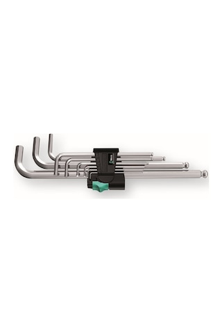 Wera 950/9 Pkl Top Başlı Uzun Alyan Anahtar Takımı 05022087001