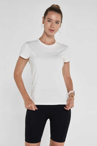 Jerf Lydney Kadın T-shirt Krem 001