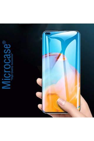 Microcase Huawei P40 Pro Full Koruma Curved 3D Pet Film