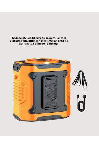 Usb - 418 - Şarjlı Kompakt El Ve Boyun Fanı - Csmo-tex - Çok Fonksiyonlu