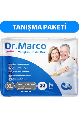 Dr. Marco Bel Bantlı Yetişkin Hasta Bezi XL 30'lu