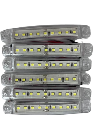 Parmak Led Beyaz 9 Ledli 6 Adet