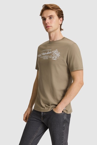 U.S. Polo Assn. U.s. Polo Assn. Erkek Haki Tişört 50327202-vr027