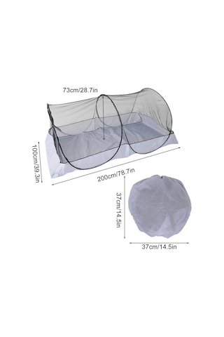 Kamp Çadır Tek Kişi Çadır Taşınabilir Cibinlik Tel Örgü Elek