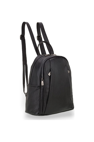 Bilik Deri Siyah Rölax Deri Kadın Sırt Çantası Blm01 9550 001