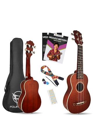 Fourtune Sydra Uks-21mn Soprano Ukulele Maun Hakiki Ağaç Soprano