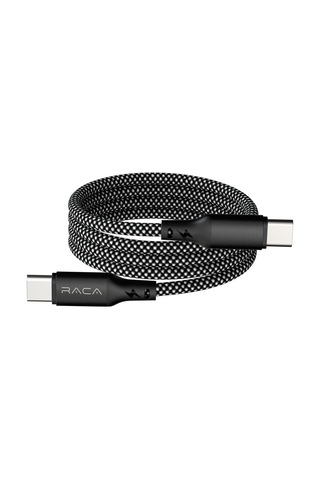 Raca Rc20c 60 Watt Type-c To Type-c Manyetik Şarj Kablosu 1 Metre - Siyah