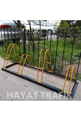 4'lü Bisiklet Park Yeri Ekonomik Çift Yönlü 140 X 40 Cm