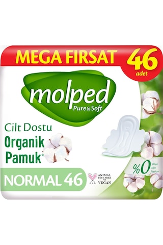 Molped Pure&soft Hijyenik Ped Normal 230 5pk 46 Adet Mega Pk